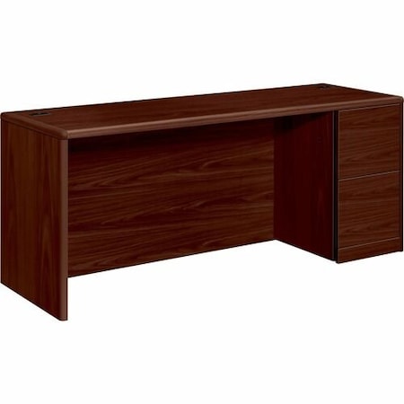 Hon HON 10707RNN, 10700 SERIES RIGHT PEDESTAL CREDENZA, 72W X 24D X 29.5H, MAHOGANY HON10707RNN